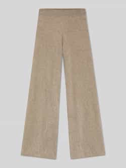 Boss Oversized wijde broek van kasjmier model 'FIBURA'