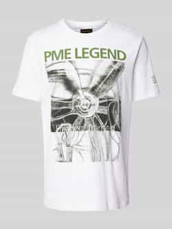 PME Legend T-shirt met labelprint