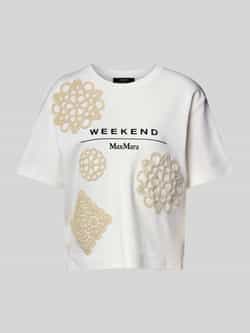Weekend Max Mara T-shirt met motiefstitching model 'LECCO'