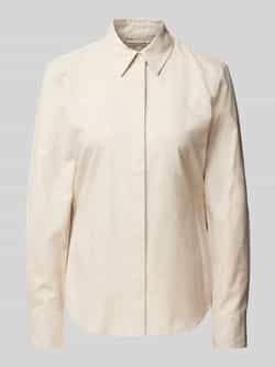 Marc O'Polo Shaped fit blouse van zacht katoenflanel