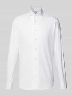Profuomo Slim fit zakelijk overhemd van twill