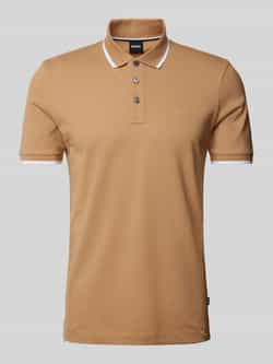 Boss Poloshirt met contraststrepen model 'Parlay'