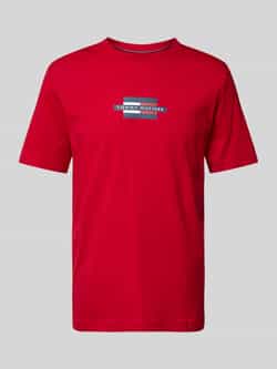 Tommy Hilfiger Shirt met korte mouwen FLAG BOX TEE Met een ronde hals