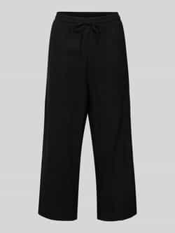 FREE QUENT Wide leg linnen culotte met tunnelkoord model 'Lava'