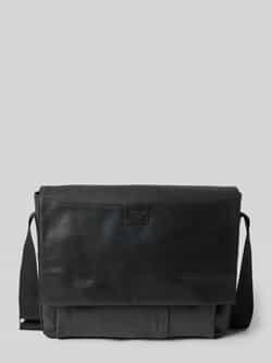 Strellson Schoudertas van echt leer