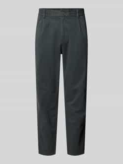 Tommy Jeans Tapered fit bandplooibroek met elastische band