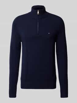 Tommy Hilfiger Wollen pullover met opstaande kraag model 'LAMBSWOOL'