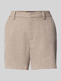 Vero Moda Regular fit korte broek met ceintuurlussen model 'FRIDA'