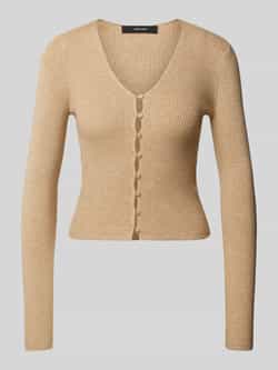 Vero Moda Kort gebreid jack met knoopsluiting