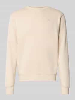 G-Star Raw Sweatshirt met labelstitching en ronde hals