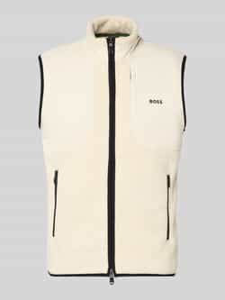 BOSS Green Regular fit gilet met ritssluiting model 'HOLE19 SVEEDY'
