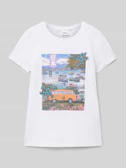 S.Oliver RED LABEL Regular fit T-shirt van puur katoen