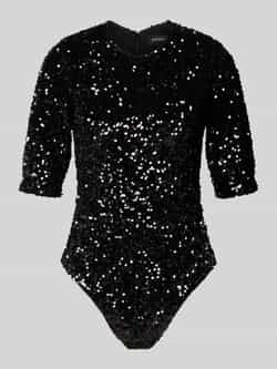 Bardot Body met pailletten model 'CAMMIE'