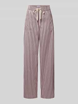 Jake*s Casual Wide leg stoffen broek met steekzakken