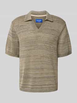 Jack & jones Poloshirt in gebreide look model 'CANGGU'