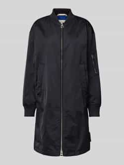 Marc O'Polo Comfort FIT lange blouson in vliegenierstijl in keperstof