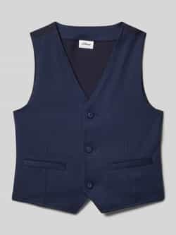 S.Oliver RED LABEL Regular fit gilet met taft op de rug