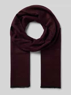 Christian Berg Men Sjaal van viscose met franjes