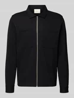 Selected Homme Regular fit sweatjack van katoenmix model 'JACKIE'