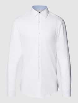 Boss Slim fit zakelijk overhemd met kentkraag model 'Hank'