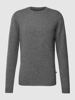 Matinique Gebreide pullover van kasjmier met ronde hals model 'mordy'
