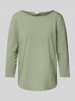 s.Oliver RED LABEL Relaxed fit T-shirt met 3 4-mouwen van puur katoen