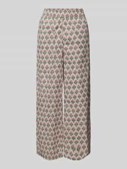 Jake*s Casual Wide leg stoffen broek met steekzakken