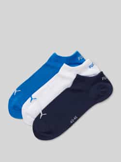 Puma Sneakersokken met labeldetails in een set van 3 paar