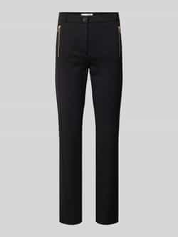 Christian Berg Woman Regular fit broek met ritszakken opzij