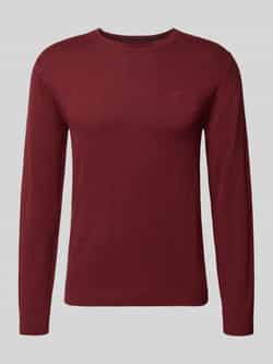 Tom Tailor Regular fit gebreide pullover van zuiver katoen