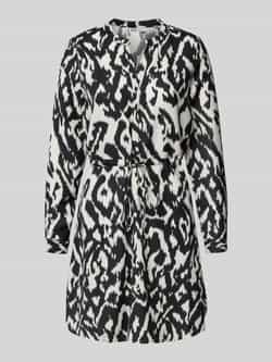 Only Knielange jurk met strikceintuur model 'CORY'