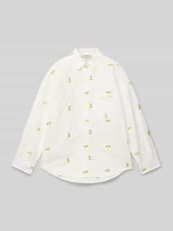 Garcia Blouse met borstzak en logostitching