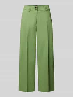 MORE & MORE Wide leg stoffen broek met verkort model