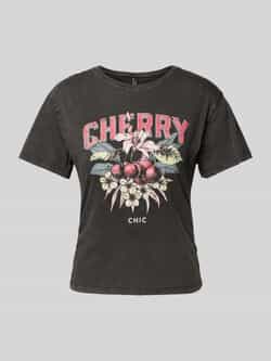 Only Regular fit T-shirt van puur katoen model 'LUCY LIFE'
