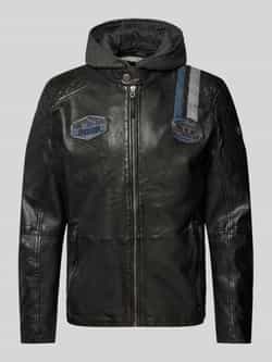 Gipsy Leren jack met capuchon model 'TINON'