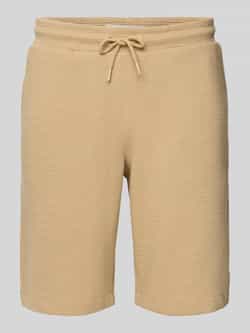 Blend Regular fit sweatshorts met structuurmotief model 'CASPER'