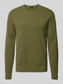 Tommy Hilfiger Sweater Essential Structure Olijfgroen