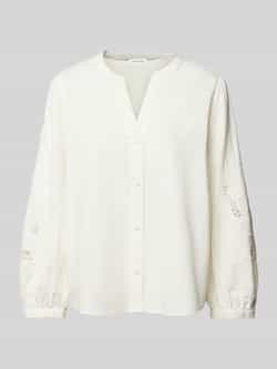 Seidensticker Regular fit blouse met broderie anglaise