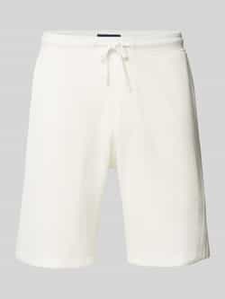 MCNEAL Korte regular fit broek met structuurmotief