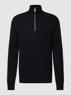 SELECTED HOMME Schipperstrui SLHDANE LS KNIT STRUCTURE HALF ZIP NOOS