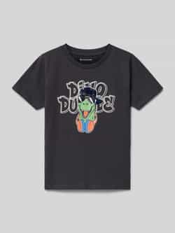 Tom Tailor Regular fit T-shirt met interactief pailettenmotief