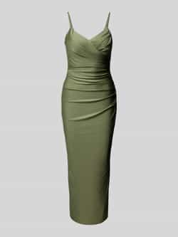 TROYDEN COLLECTION Cocktailjurk met plooien opzij