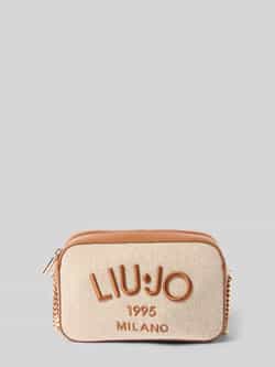 Liu Jo White Schoudertas met labelstitching model 'BENA'