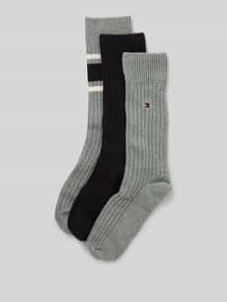 Tommy Hilfiger Sokken in riblook met cadeaubox in een set van 3 paar