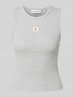 Calvin Klein Jeans Tanktop met labeldetail