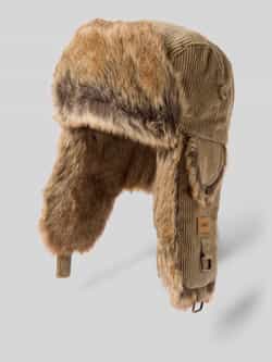 Barts Rib Bombermuts met oorflappen Beige Heren