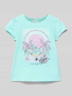 s.Oliver RED LABEL Uitlopend T-shirt met een glitterprint