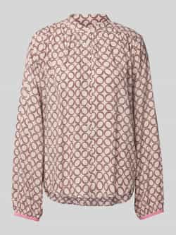 Emily Van den Bergh Regular fit blouse van viscose in all-over look