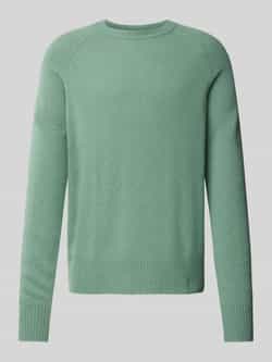 CK Calvin Klein Gebreide pullover van wol met deelnaden model 'LUXURY'