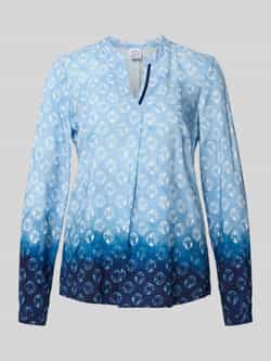 Emily Van den Bergh Slim fit blouse met tuniekkraag